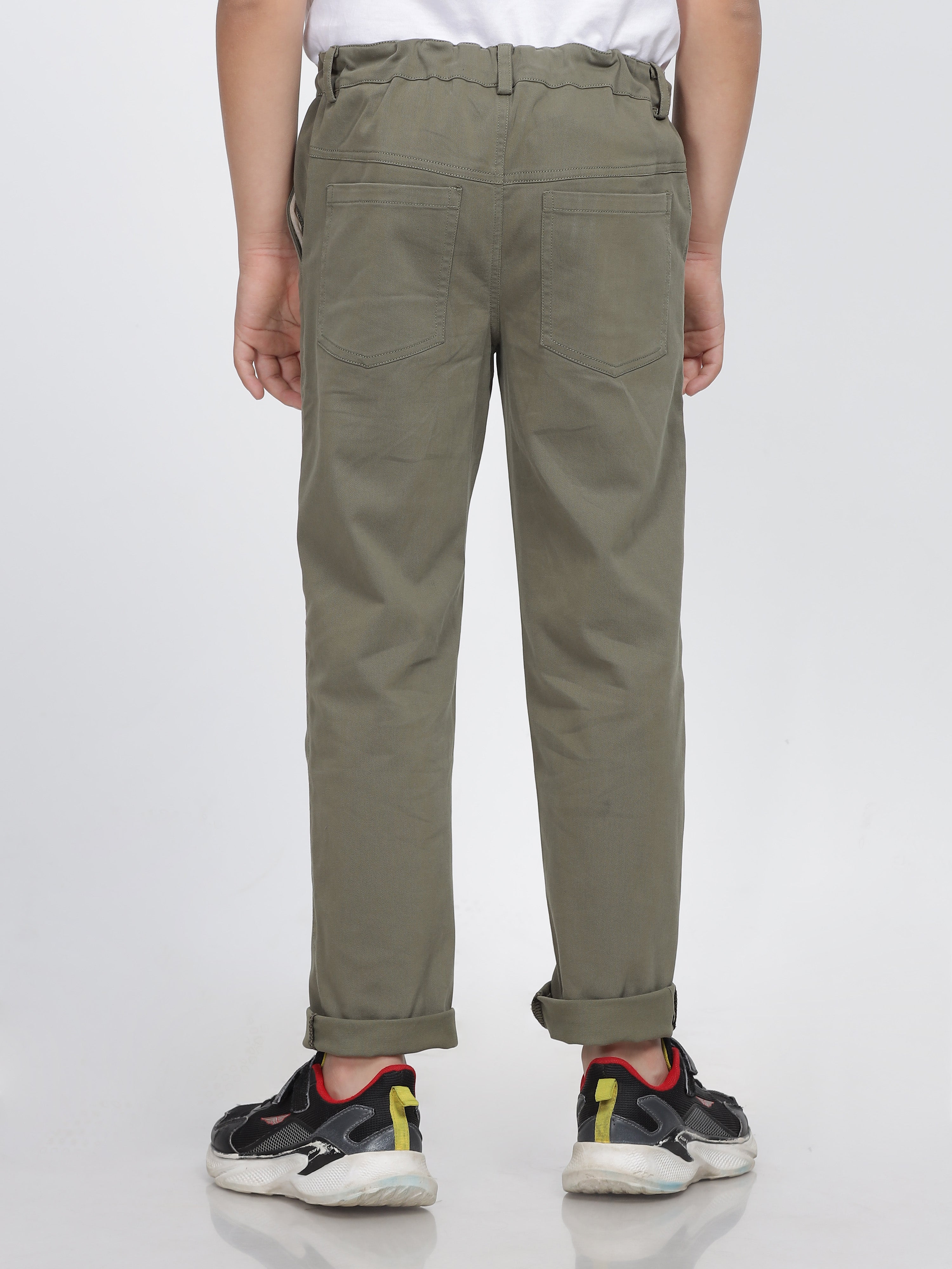 Light Sage Green Slim-Fit Chinos