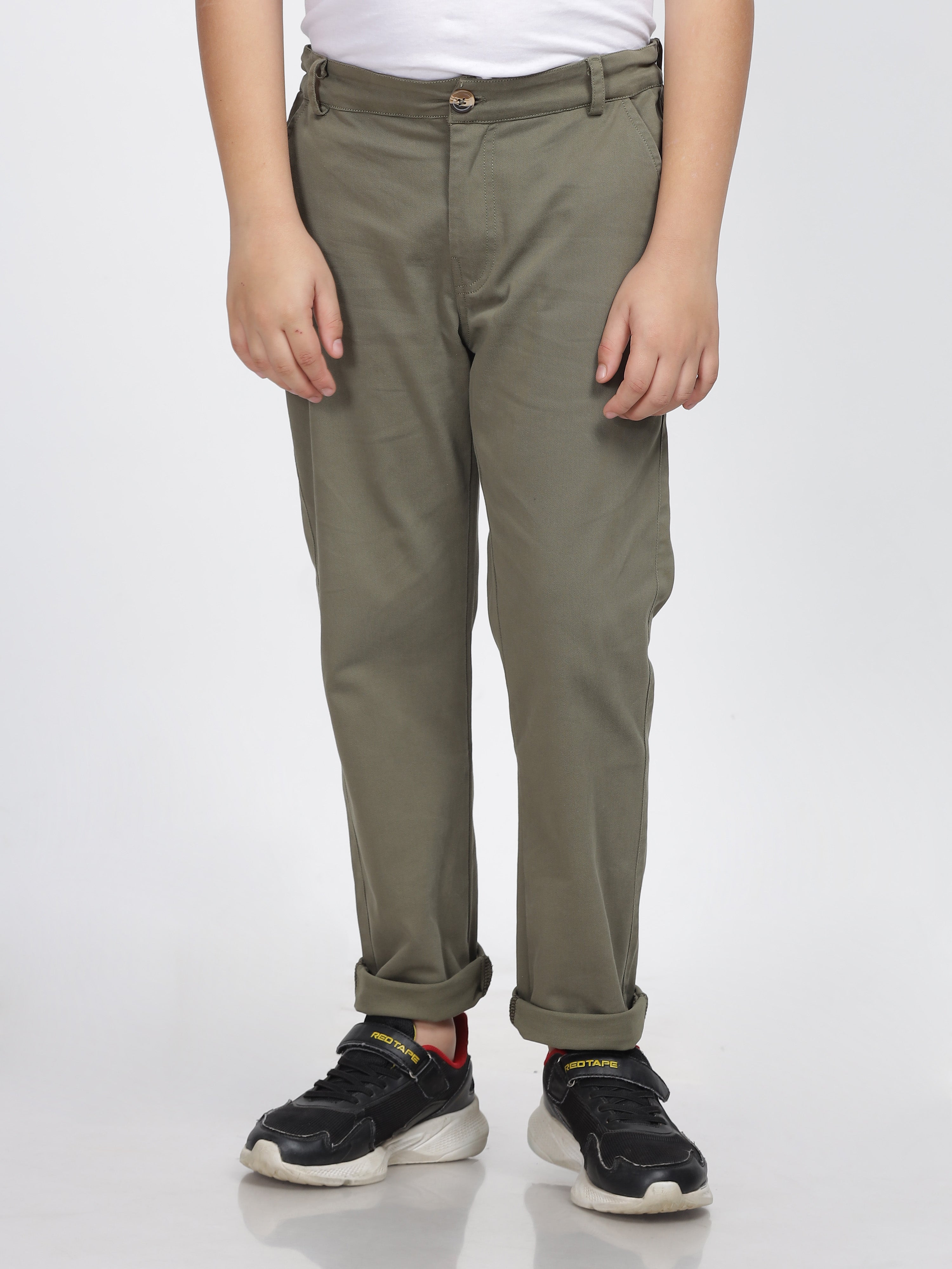 Light Sage Green Slim-Fit Chinos