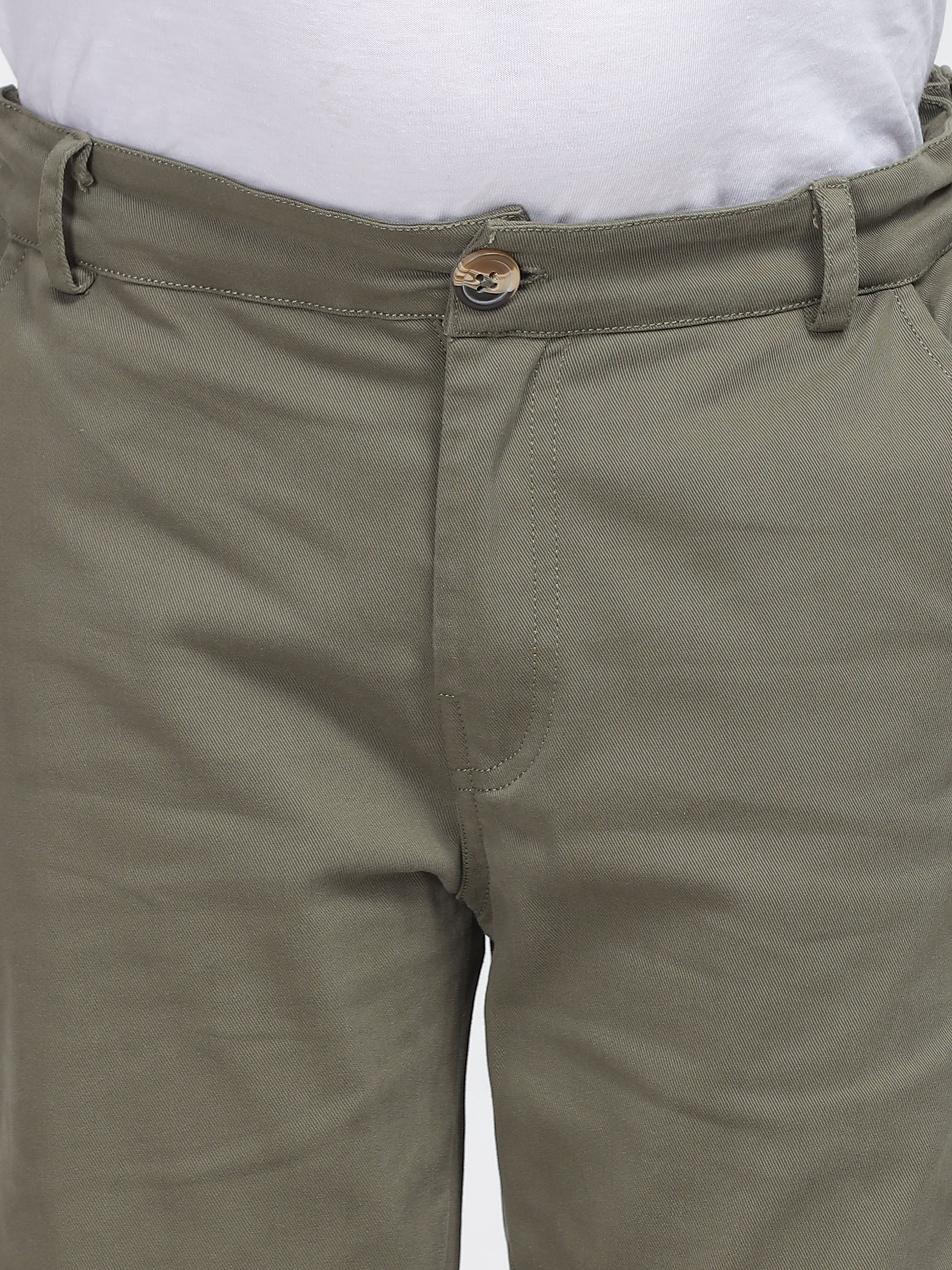 Light Sage Green Slim-Fit Chinos