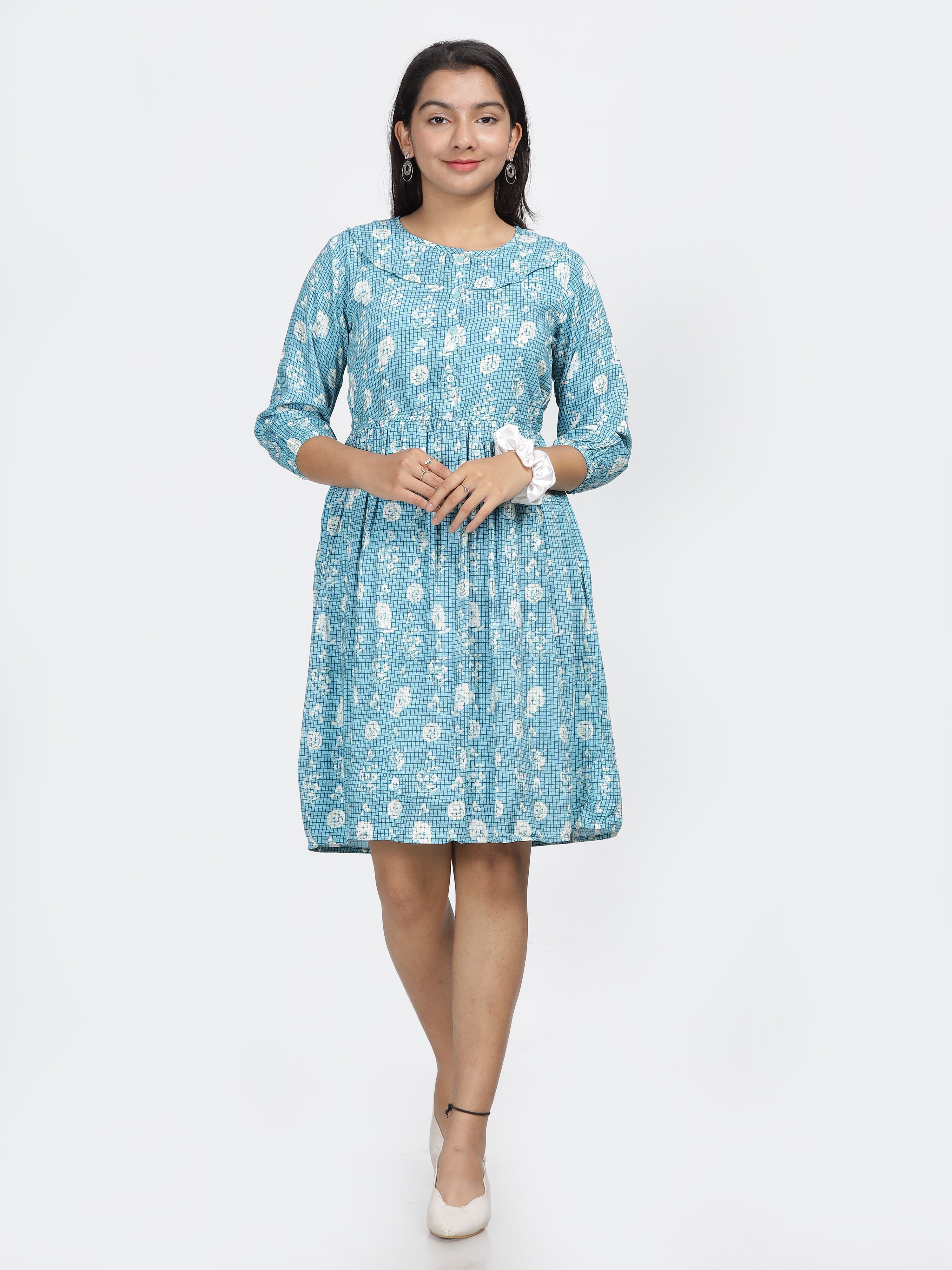 Ocean Breeze Smock Dress