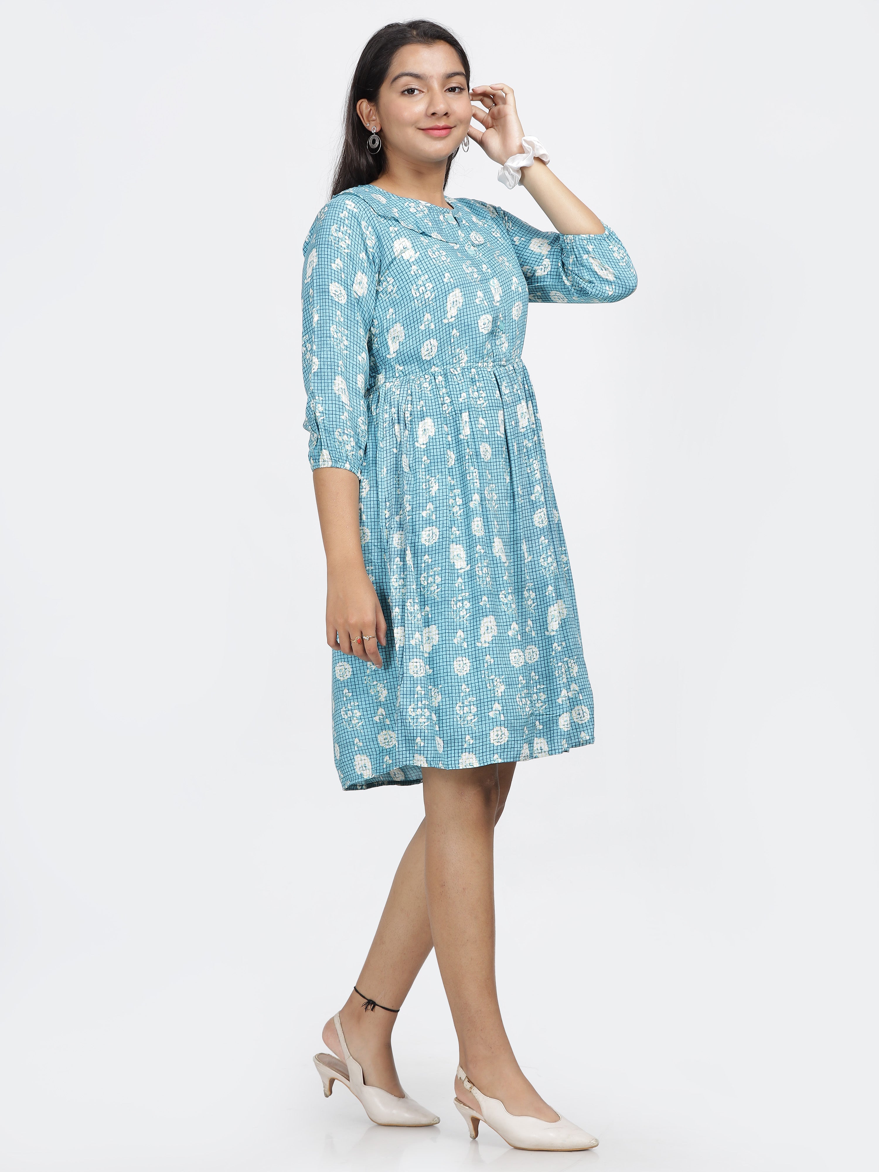 Ocean Breeze Smock Dress