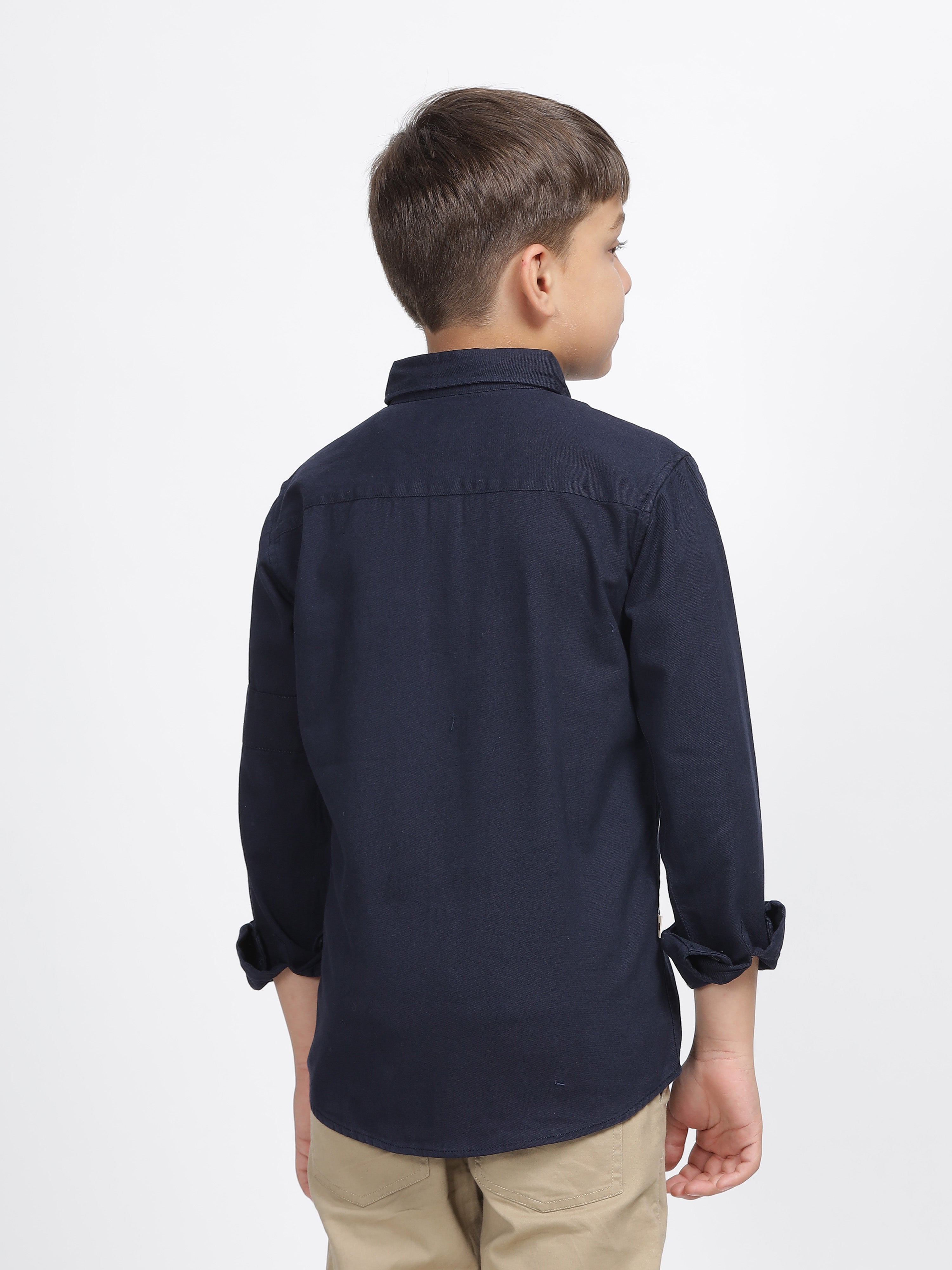 Navy Explorer Patch Pocket Shirt