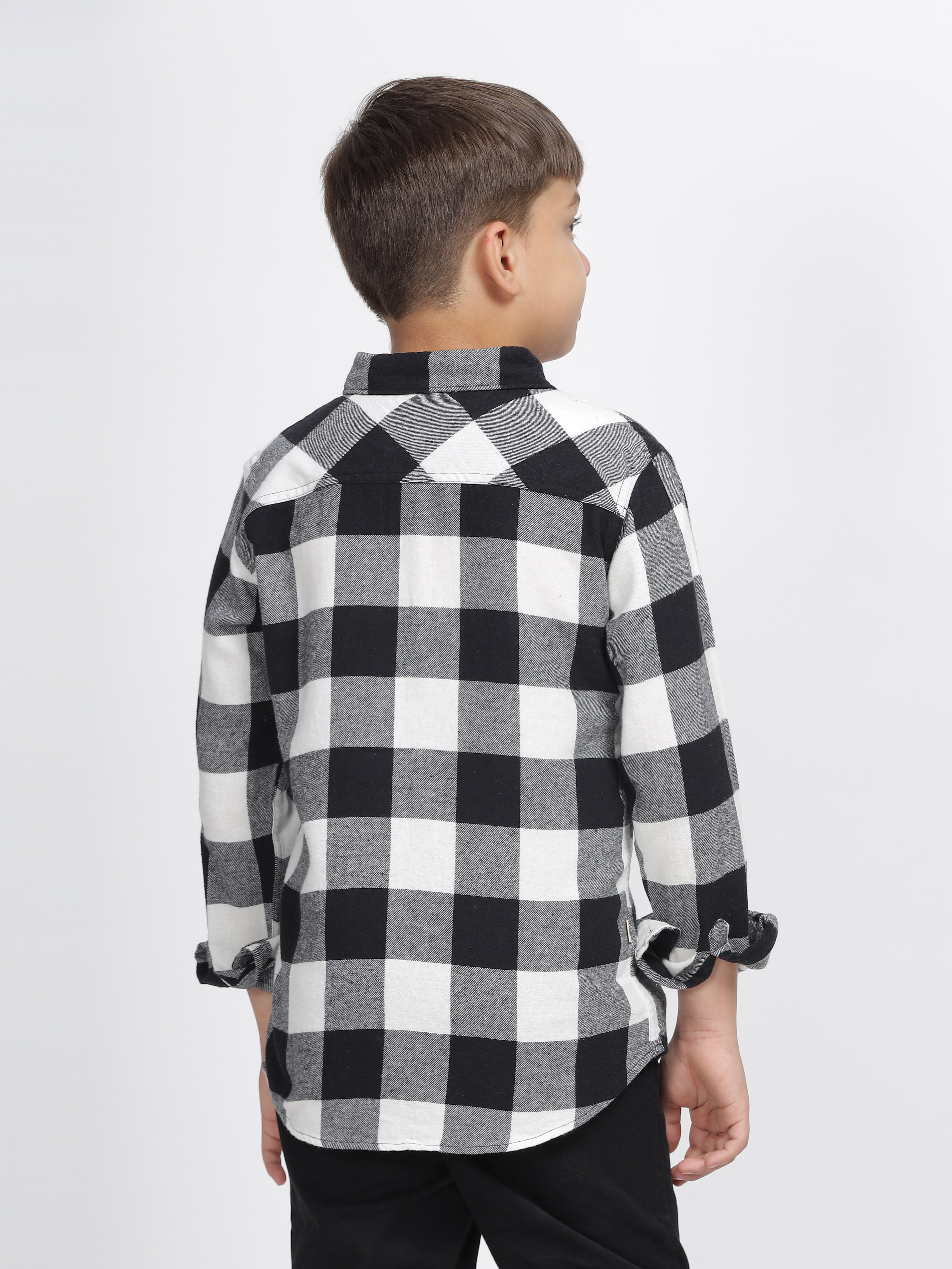 Black & White Lumberjack Shirt