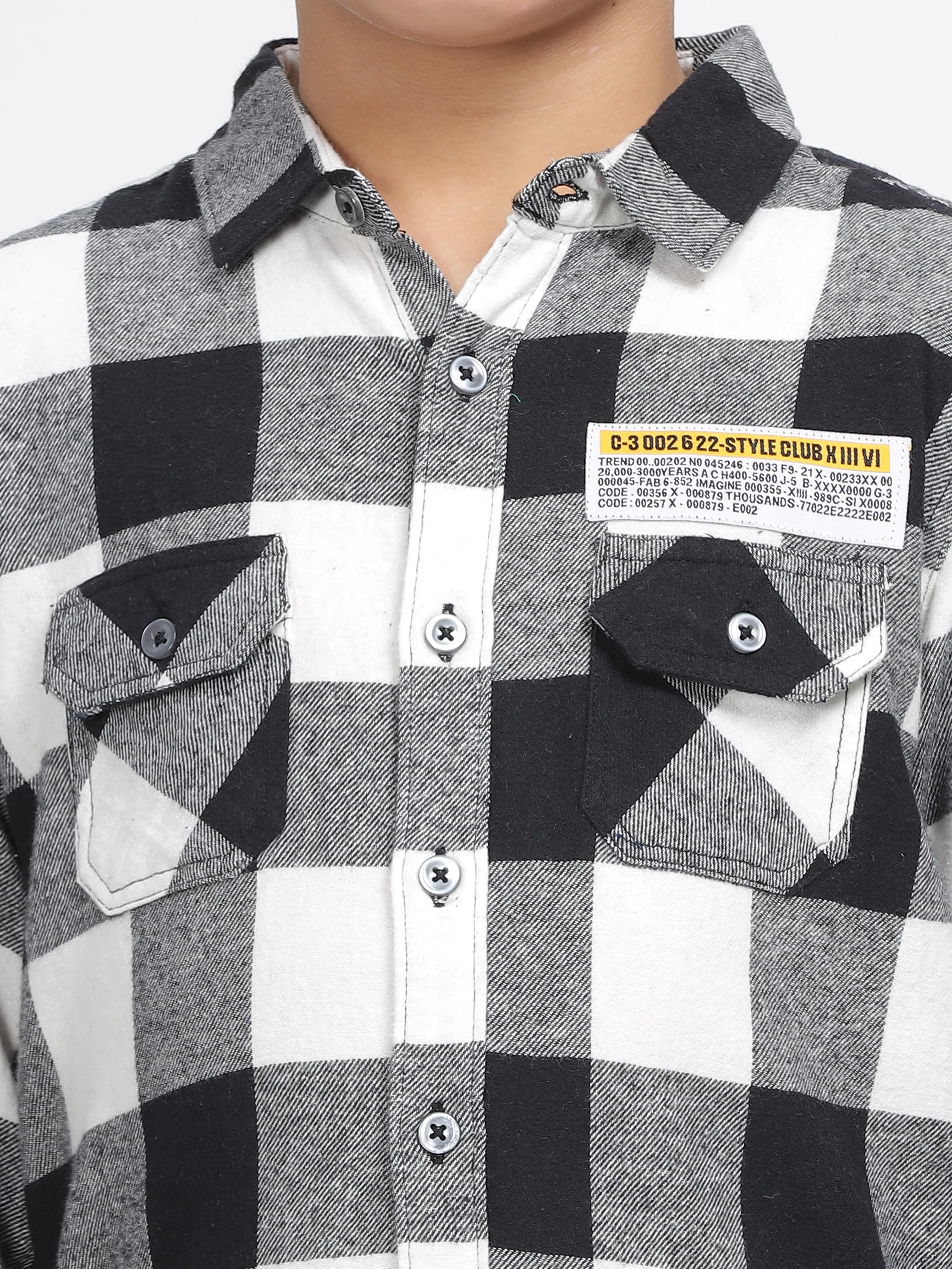 Black & White Lumberjack Shirt