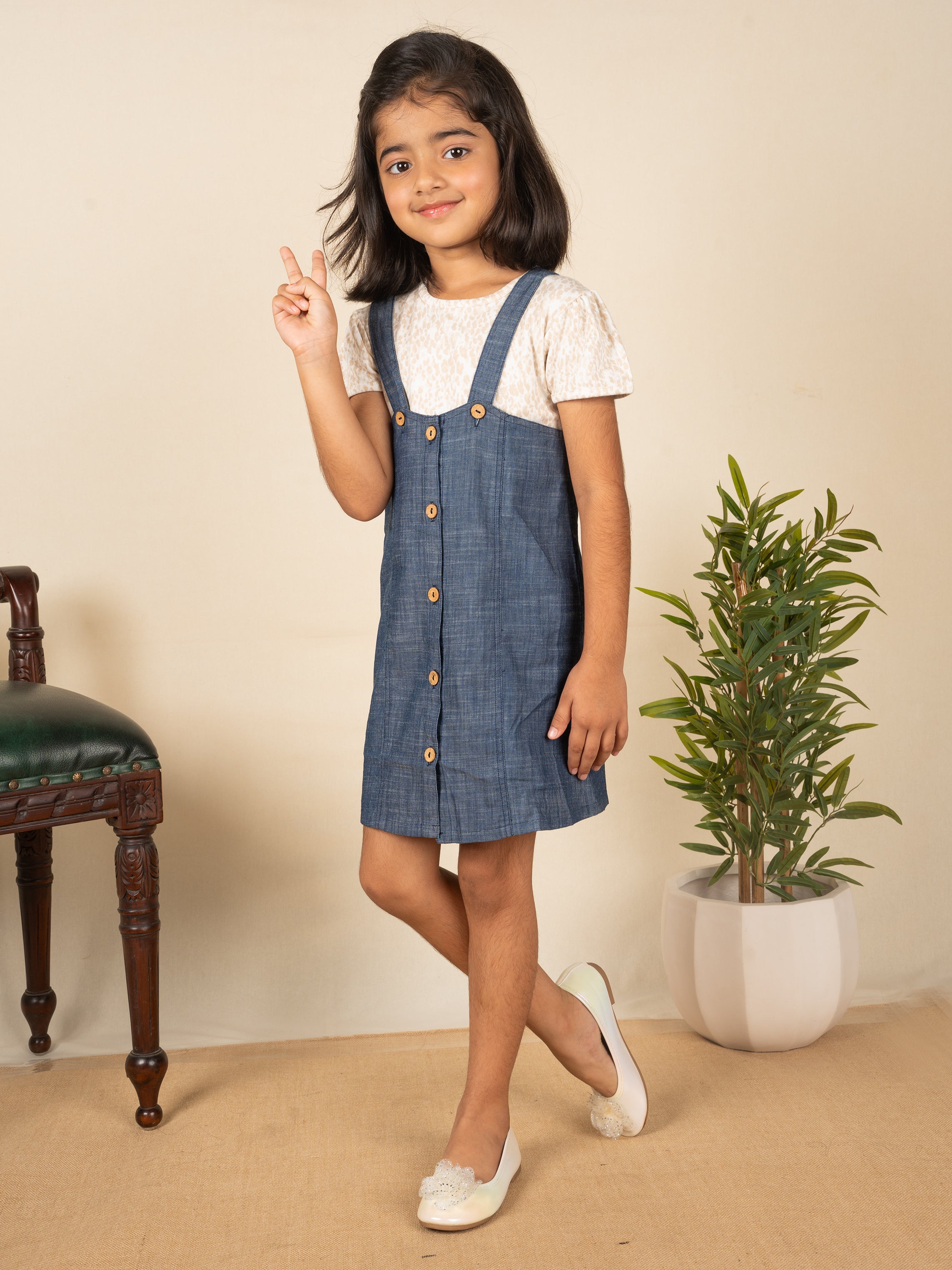 Sapphire Smile Pinafore