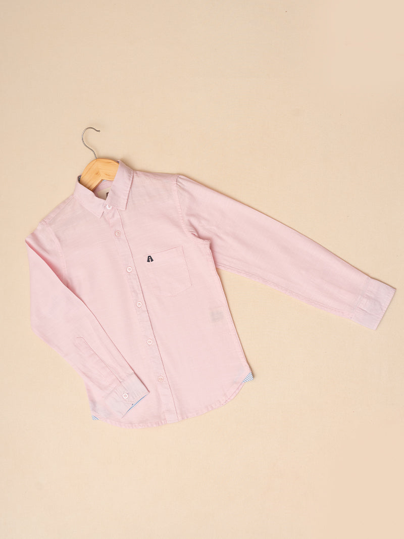 Classic Pink Button-Down Shirt