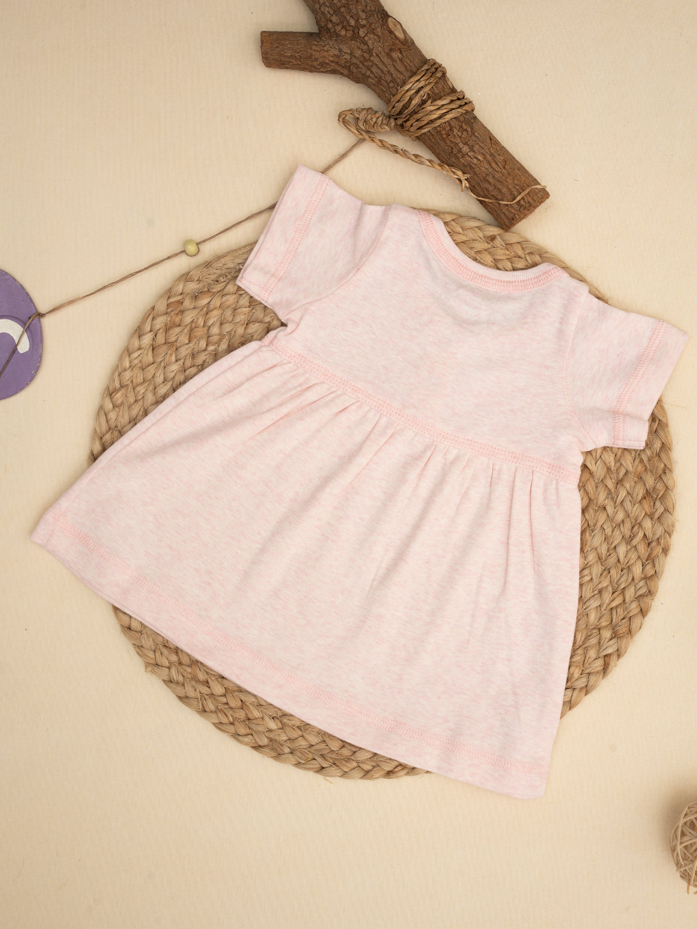 Peach Glow Frock