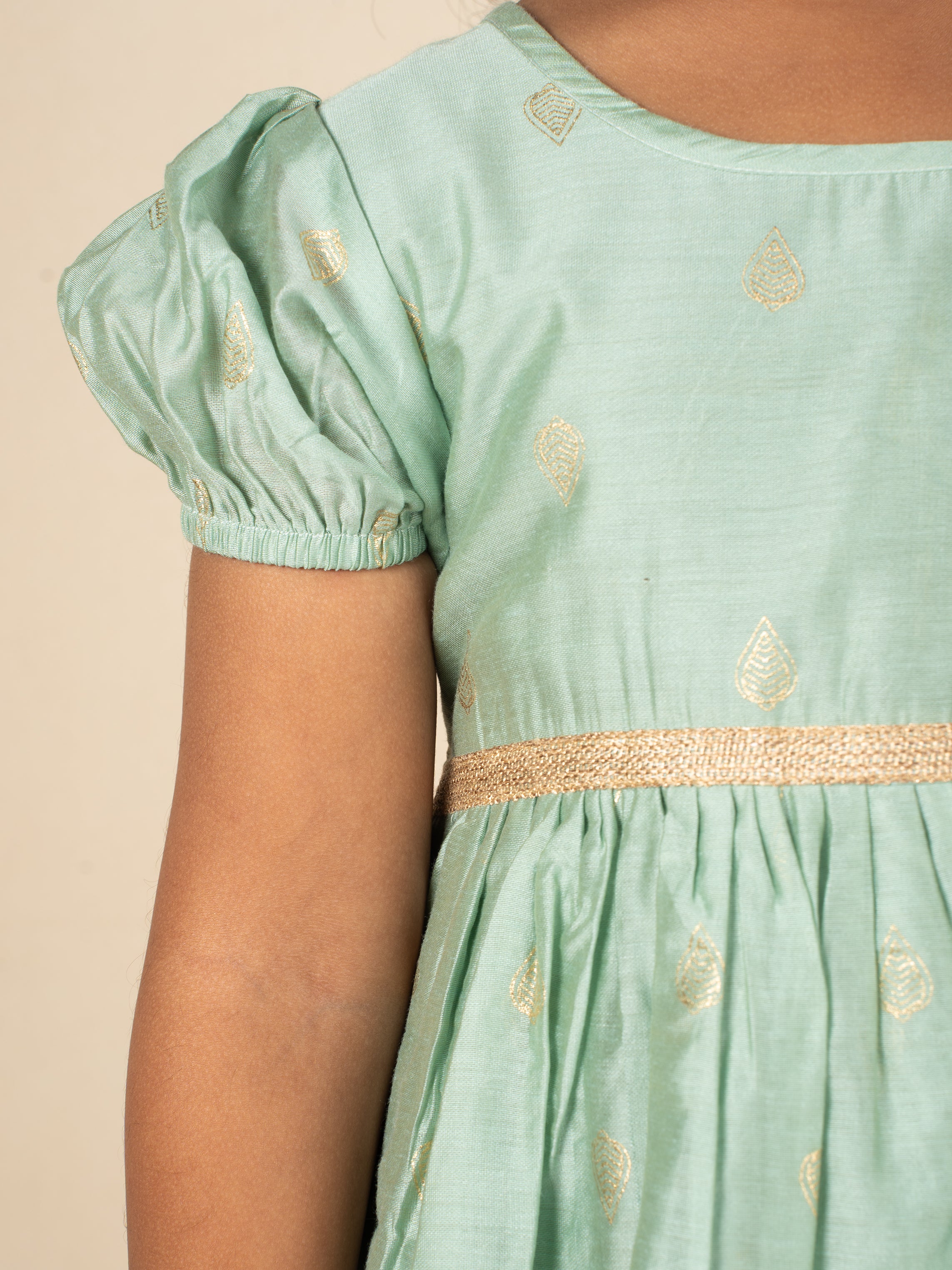 Minty Meadows Frock