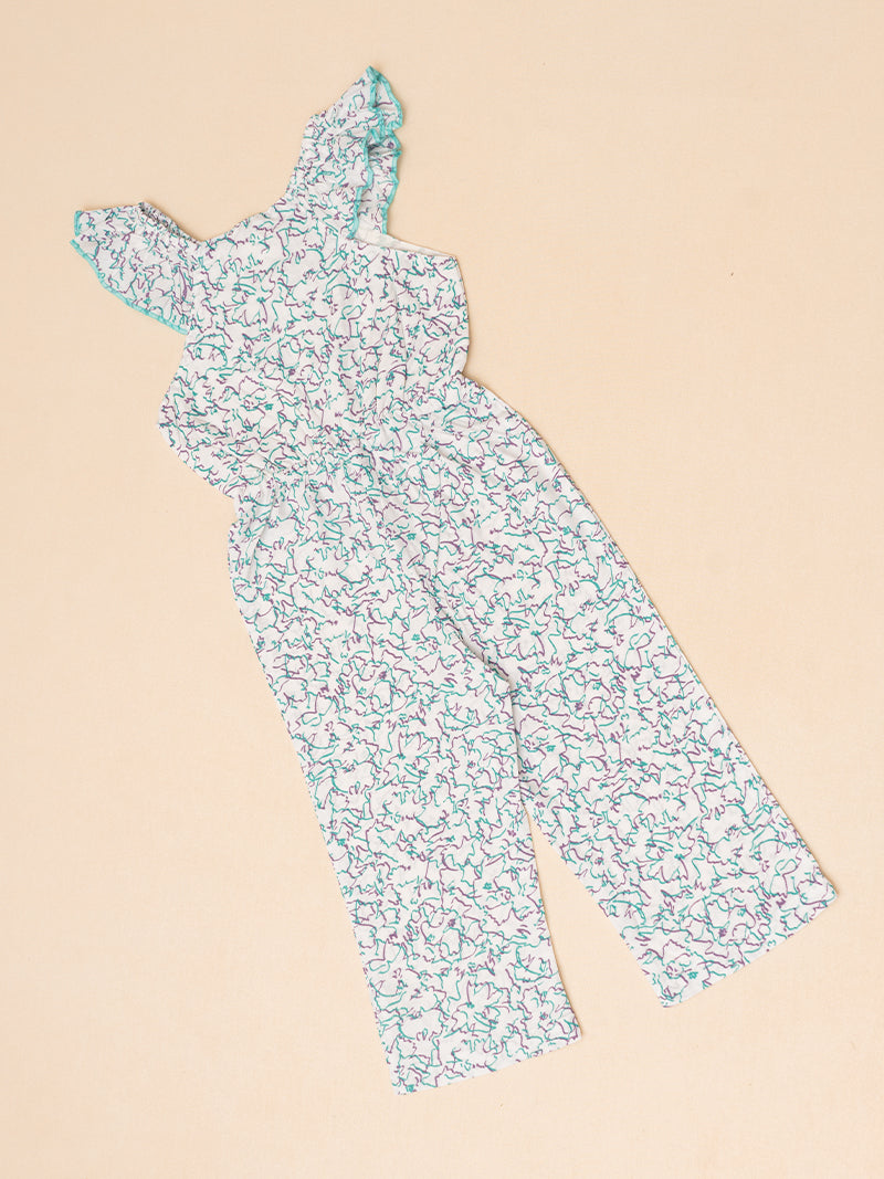 Floral Ruffle Jumpsuit