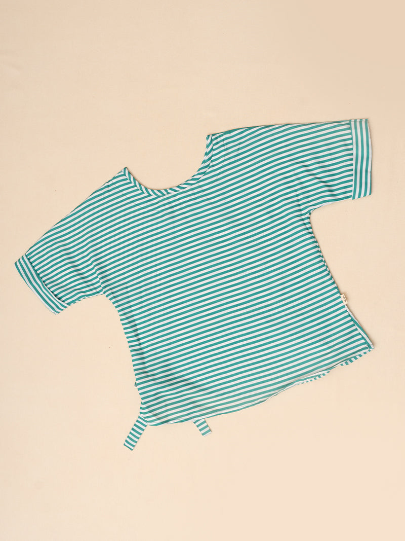 Emerald Stripes Tops