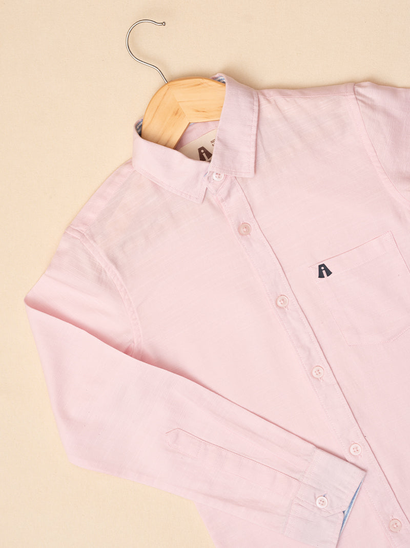 Classic Pink Button-Down Shirt