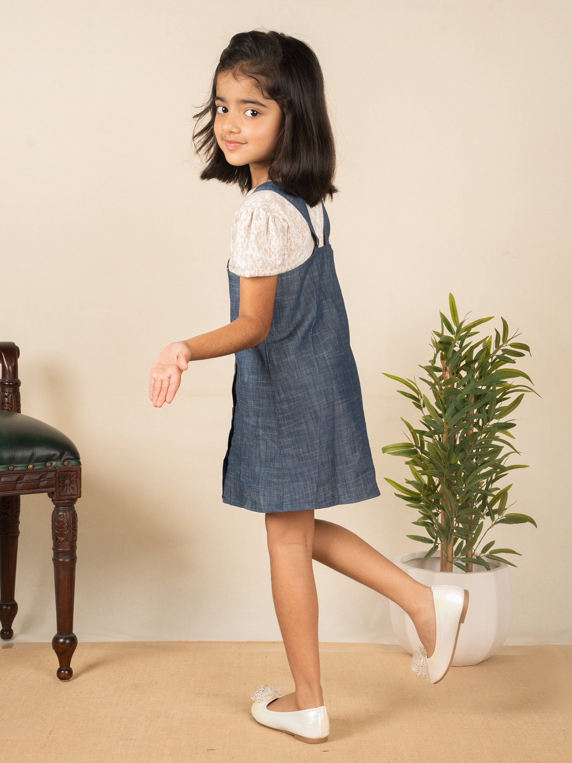 Sapphire Smile Pinafore