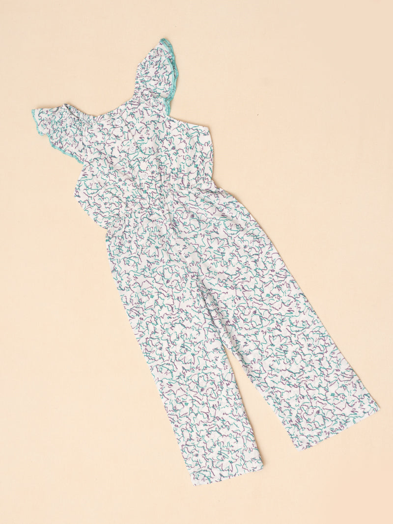 Floral Ruffle Jumpsuit