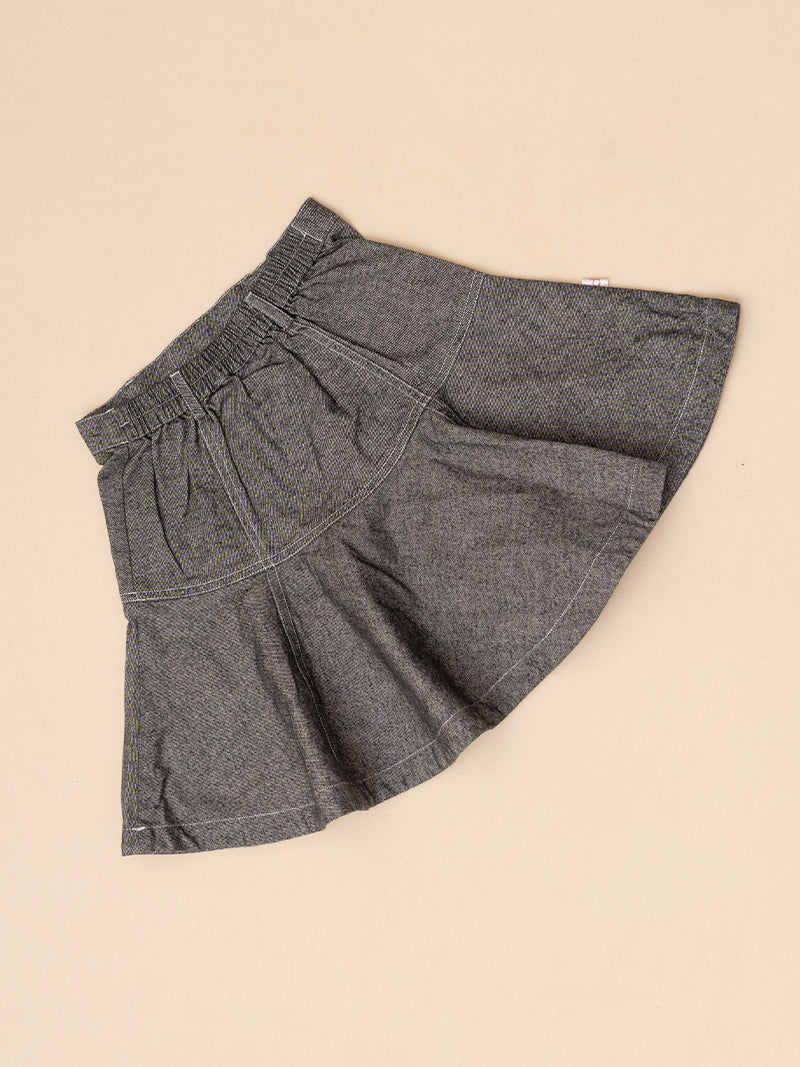 Heather Grey Flared Skirt