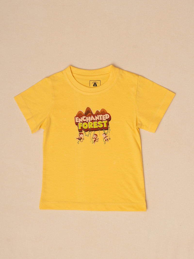 Enchanted Forest Tee and Brown Pants Set