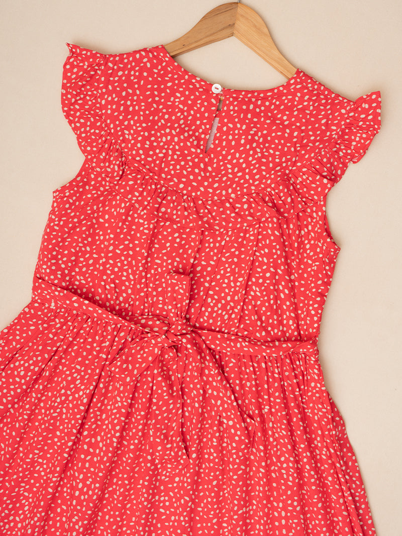 Scarlet Elegance Frock