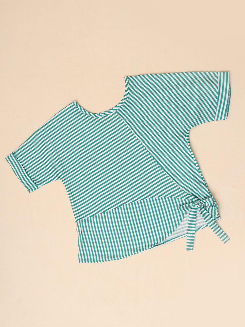 Emerald Stripes Tops