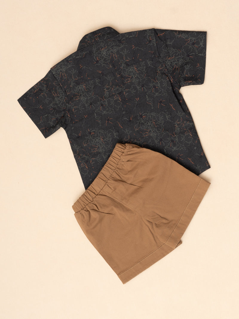 Night Safari Shirt & Shorts Set