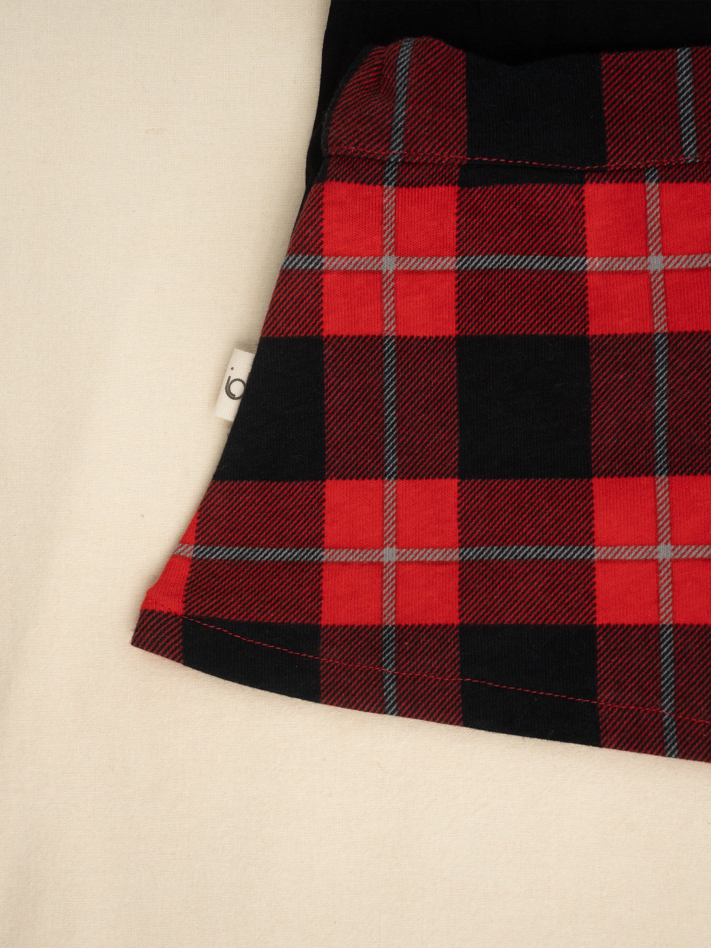 Scarlet Plaid Charm