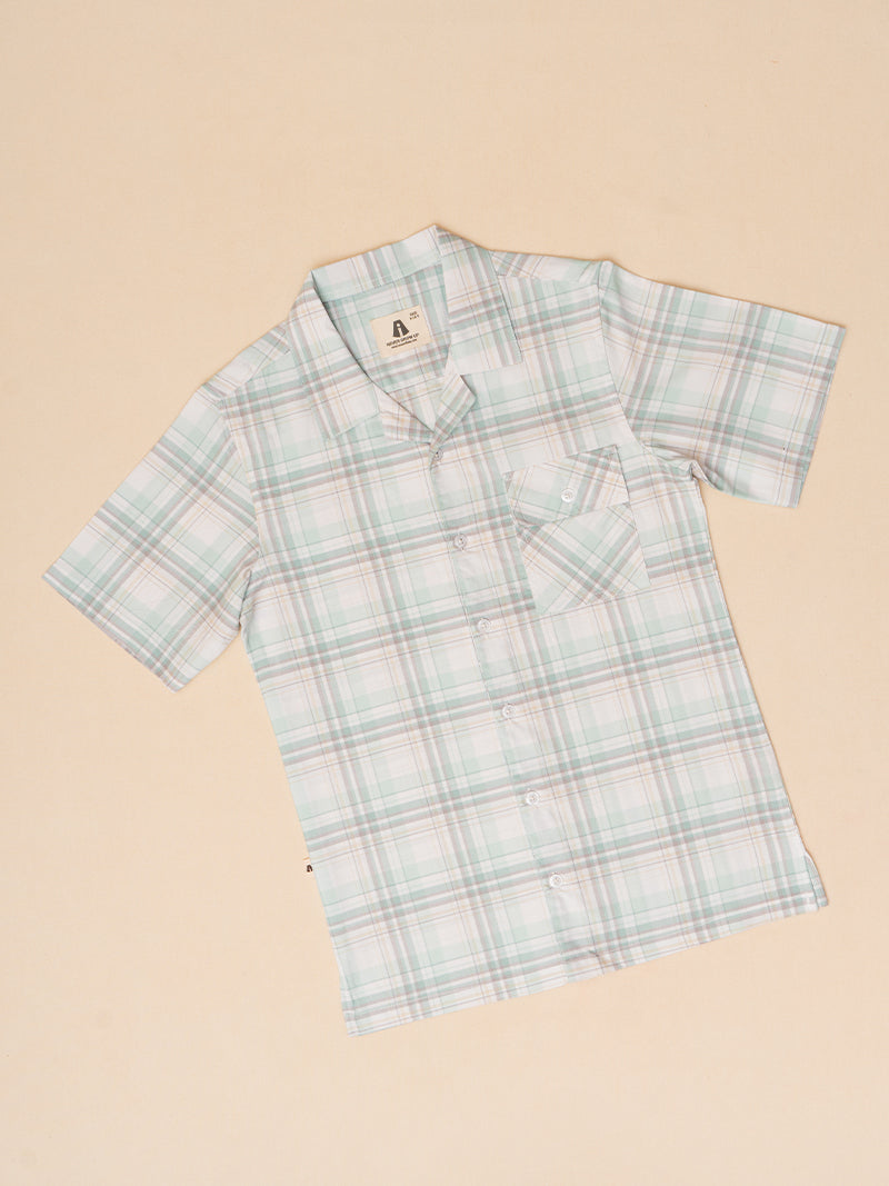 Minty Fresh Plaid Shirt