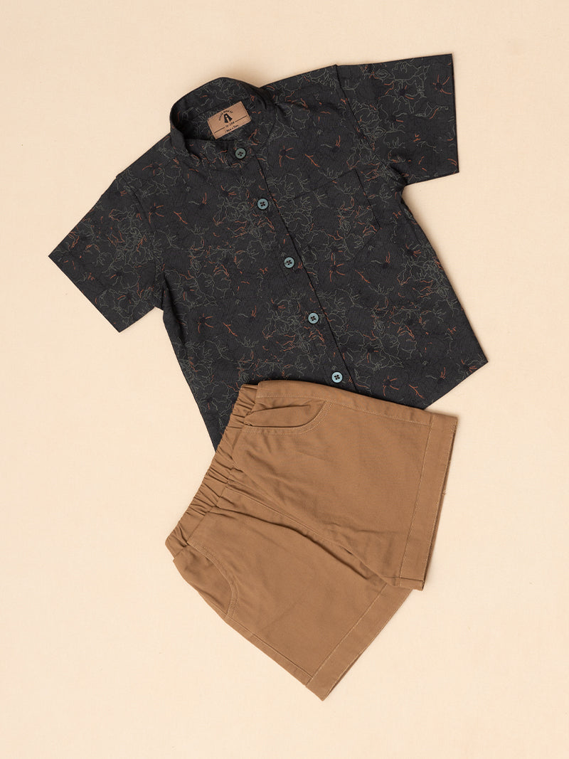 Night Safari Shirt & Shorts Set