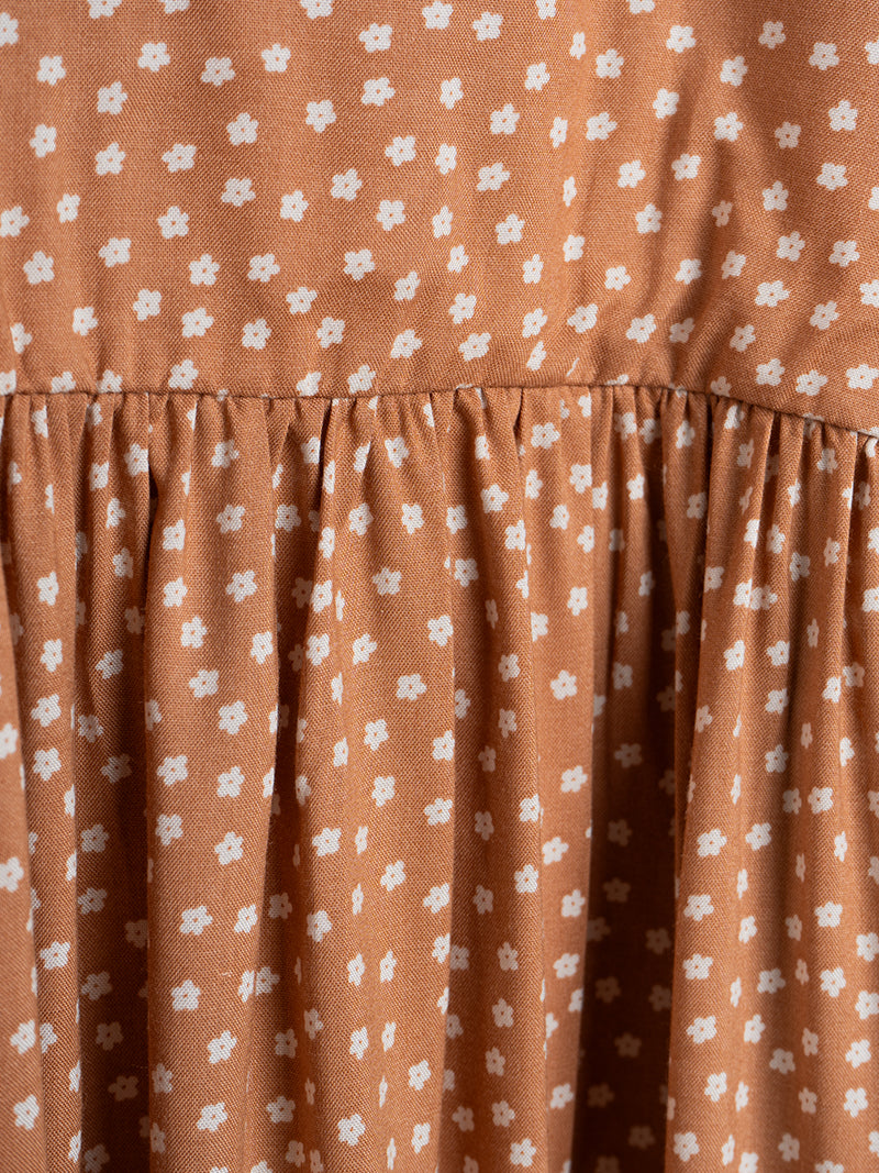 Brown Polka Dot Frock